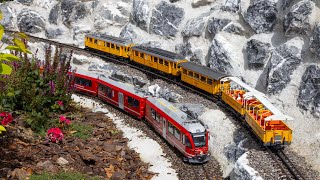 Bernina Fahrtag  Eine Reise um unsere Garteneisenbahn RhB  LGB  Spur G [upl. by Araet]