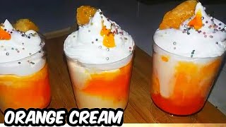 Orange cream Mousse recipe  how to make orange cream Mousse recipe [upl. by Rubens]