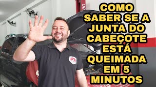 Como Saber se a Junta do Cabeçote Está Queimada em 5 minutos Carro falhando frio [upl. by Akerdna]