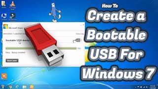 How to Create a Bootable USB for Windows 7 Without Rufus [upl. by Annaili649]