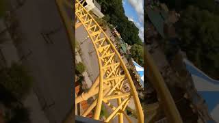 Storm Chaser at Paultons Park is a spinning rollercoaster and is alot of fun coaster themepark [upl. by Saraiya]