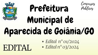 Análise do Edital Prefeitura Municipal de Aparecida de GoiâniaGO  Banca Access [upl. by Bartel]