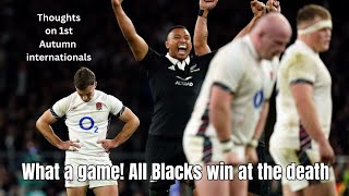 AUTUMN INTERNATIONALS All Blacks win Scotland impress and Englands fatal flaw [upl. by Nairot]