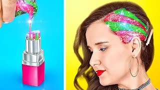 COOL HACKS TO BECOME POPULAR AT SCHOOL 💖 Girly Hacks To Shine Brightly by 123 GO [upl. by Oer]