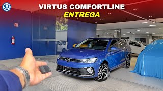 VIRTUS Comfortline 2023 Azul Rising  ENTREGA y varios disponibles [upl. by Eeliram]