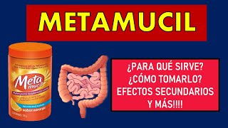 🔴 METAMUCIL  PARA QUÉ SIRVE EFECTOS SECUNDARIOS Y CONTRAINDICACIONES  ESTREÑIMIENTO Y MÁS [upl. by Kore]