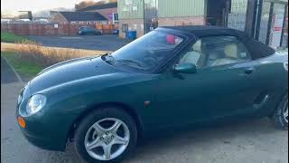 1997 MG MGF 18I VVC  MATHEWSONS CLASSIC CARS  14 amp 15 FEBRUARY 2024 [upl. by Londoner668]