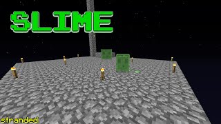 Hypixel Skyblock Stranded  SLIMES  PROGRESSION [upl. by Fairfax]