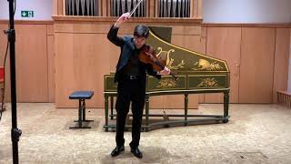 E Ysaÿe Sonata No 3 for solo violin quotBalladequot [upl. by Pessa]