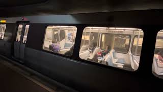 Wmata Alstom 6000 Series departs L’Enfant Plaza [upl. by Corine]