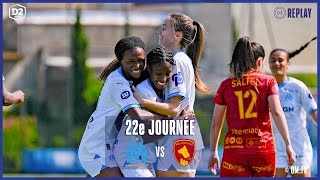 J22 D2 Féminine I Olympique de Marseille  Rodez AF en replay I FFF 2023204 [upl. by Cohn]