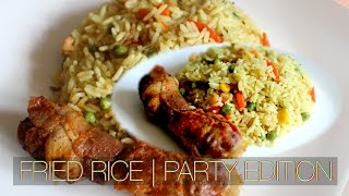 How to Make Fried Rice Fast and Simple Fried Rice Nigeria Party Food [upl. by Federica]