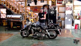 1963 Harley Davidson Panhead Startup Procedure [upl. by Pearce819]