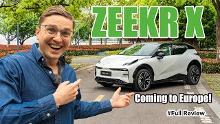 The Zeekr X Is A Premium Electric SUV With A Removable Fridge [upl. by Alfredo515]