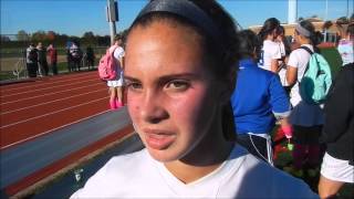 GIRLS SOCCER Hightstowns Erica Martins 10272014 [upl. by Leoline140]