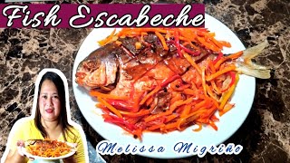 Fish EscabecheHow To Cook Escabeche RecipeEskabetse [upl. by Pilar]