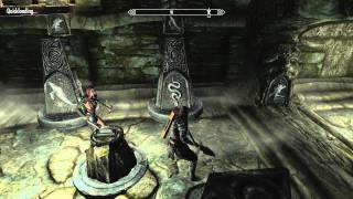 SKYRIM How Solve Saarthal Door Puzzle 2 Commentary  Tutorial [upl. by Karlan]