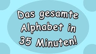 Deutsche Buchtaben von AZ zum Mitsingen  ABC Lieder für Kinder Das gesamte Alphabet [upl. by Ynoffit742]