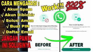 Cara Memperbaiki Akun Ini Tidak Diizinkan Menggunakan WhatsApp Karena Spam Di Blokir Permanen  2023 [upl. by Franz]