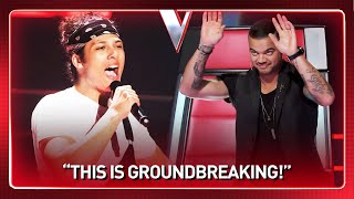 The firstever rapper SHOCKS the coaches on The Voice Australia  Journey 148 [upl. by Haronid]