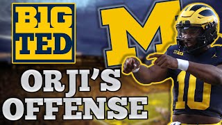 PROS amp CONS of Alex Orji LEADING Michigans OFFENSE at QB  Big Ten Ted [upl. by Crosse]