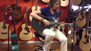 LA Guitar Sales BY REQUEST  Rainsong P12 Parlor vs Kevin Michael CF [upl. by Ineslta955]