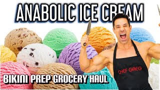 Greg Doucettes ANABOLIC ICE CREAM  GROCERY HAUL  WORK OUT [upl. by Aerdnu688]