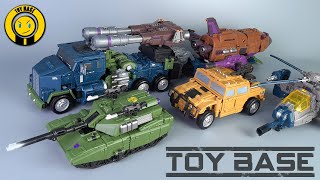 【BRUTICUS UNITE】Transformers Combiner Wars Style Masterpiece size Combaticons Bruticus combination [upl. by Aynat]