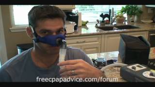 Circadiance Elan Cloth CPAP Mask Fitting and Review [upl. by Carson407]