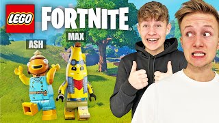 ICH SPIELE DAS ERSTE MAL LEGO FORTNITE 🤯 mit Echtso [upl. by Goldina]