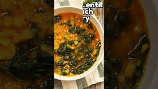 Vegan Lentil Spinach Curry A Flavorful and Nutritious Delight [upl. by Enirac]