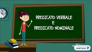 IL PREDICATO VERBALE E NOMINALE  Maestra Angelica  Scuola primaria [upl. by Anavoig]