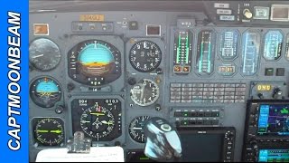 Cesssna Citation II Landing and Cockpit [upl. by Atwahs]