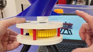 Prototype éolienne en impression 3d  chefdoeuvre Bac Pro Melec [upl. by Ailliw]