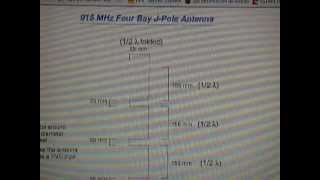 900 mhz Vertical Jpole colineal Omni Antenna for 33 cm HAM Band 902928 mhz part 1 [upl. by Ycul766]