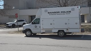 Bangor airport cleared after bombsniffing dog triggers investigation [upl. by Deeyn]