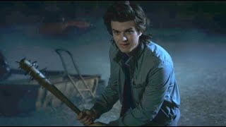 Stranger Things Steve Harrington All Fight Scenes [upl. by Ajtak]