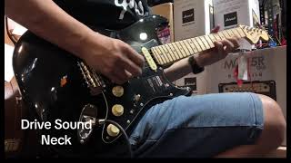 Fender American Performer HSS Stratocaster Electric Guitar Sound Demo [upl. by Oinegue]