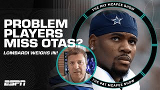 Players missing OTAs a cause for concern Michael Lombardi weighs in  The Pat McAfee Show [upl. by Bellina]