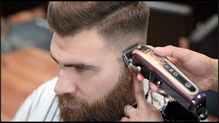 DESVANECIDO CON BARBA BIEN EXPLICADO  FADE AND BEARD TUTORIAL 🔥 💈 WAHL LEGEND [upl. by Luapleahcim741]