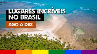 Lugares para VIAJAR NO BRASIL em cada mês AGOSTO até DEZEMBRO [upl. by Saibot]