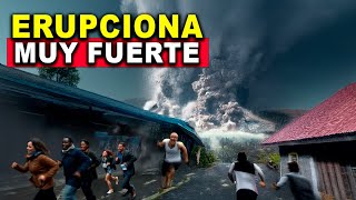 Poderoso Volcán erupciona y cubre ciudad con cenizas de hasta 10km de altura [upl. by Arrakat]