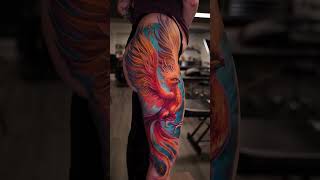 Showcasing Vibrant Tattoo Artistry shorts tattoo tattooideas art tattooink tattoodesigns [upl. by Dellora]