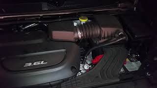 2017 Chrysler Pacifica Minivan  Pentastar 36L V6 Engine Idling After Oil Change amp Spark Plugs [upl. by Einwahr]