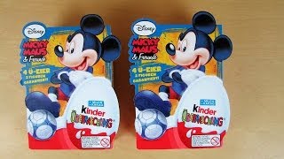 8x Mickey Mouse Kinder Surprise Eggs [upl. by Elvis112]