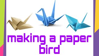 Making a Paper bird 🕊️ kids Paper Art [upl. by Anoid]