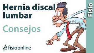 Hernia discal lumbar  Consejos para una mejor recuperación [upl. by Gun952]