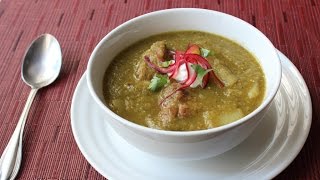 Chili Verde Recipe  Easy Pork amp Tomatillo Stew  How to Make Green Chili [upl. by Sundin]