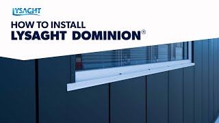 LYSAGHT DOMINION® Installation Demonstration [upl. by Wilkins39]