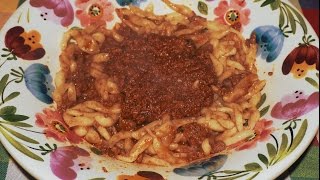 Trofie fatte a mano con ragù [upl. by Ullund]